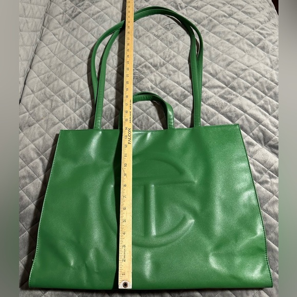 TELFAR Large! Shopping Bag Leaf Green, Sz Large (RARE) - Picture 8 of 12